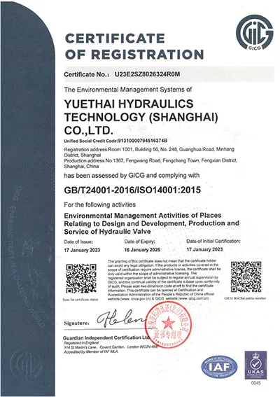 Sistema de Gestión Ambiental ISO14001
