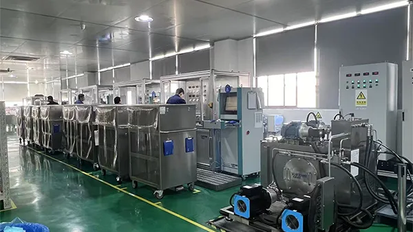 Líneas de prueba de productos