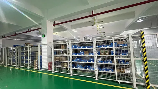 Área de almacenamiento de repuestos