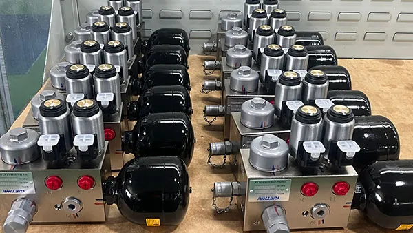 Productos terminados después del ensamblaje