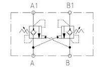 Válvula contrabalance doble MCBS