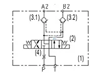 Bloque de válvula de acoplamiento rápido K04