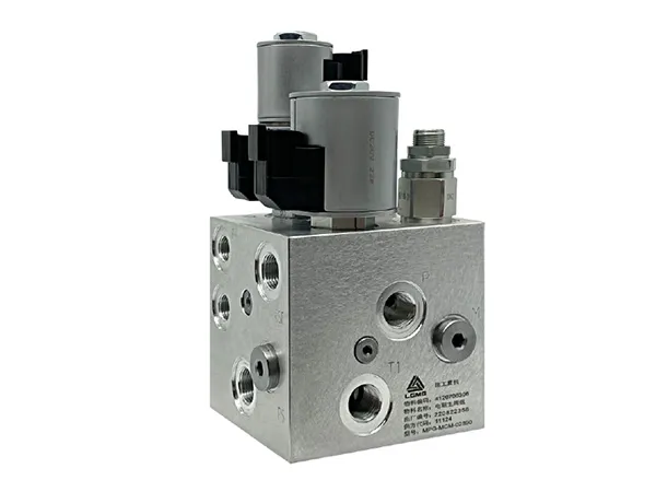 Válvula principal de accionamiento eléctrico del elevador de tijera