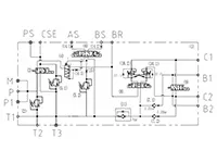 Válvula principal de accionamiento para plataforma de tijera hidráulica MCM-H
