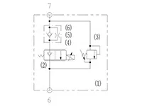 Bloque de válvula de control del cilindro de elevación CCM-1 (cilindro superior)