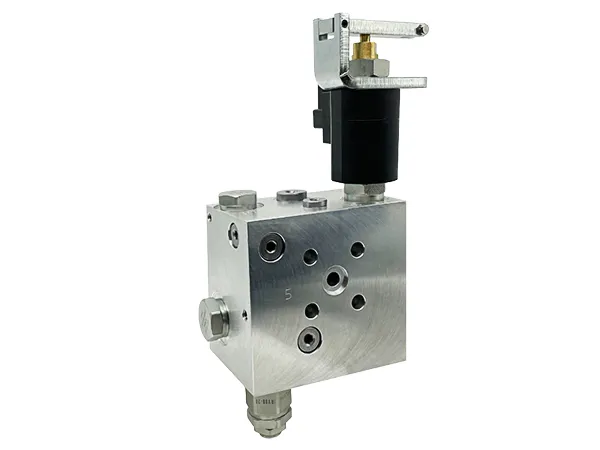 Bloque de válvula de control del cilindro de descenso