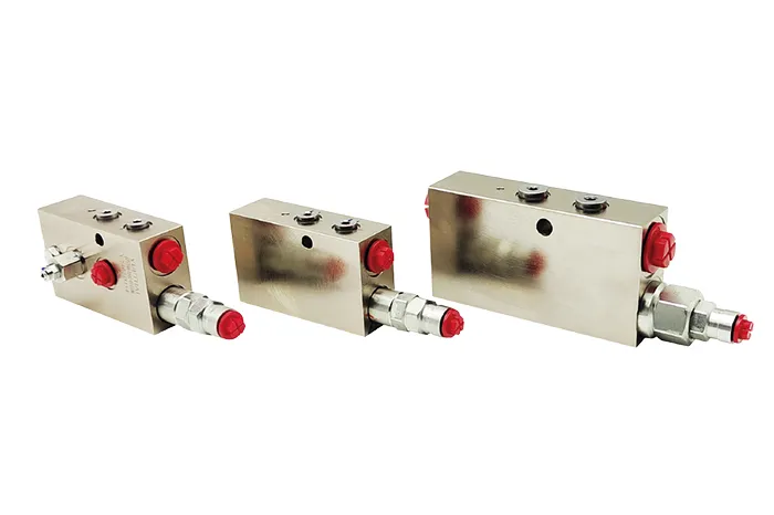 Válvula de control y desenso de carga EPV, montada en tubería