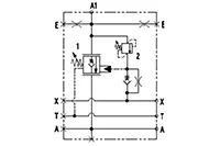 EPV Válvula contrabalance doble MCBS, montada en brida