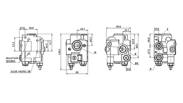 Válvula simple de carga de acumulador