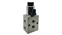 Válvula direccional solenoide (2 posiciones, 8 vías)