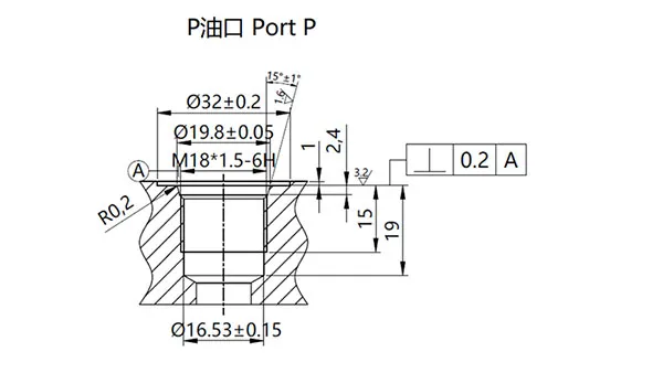 Sección de entrada tipo R