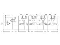 Válvula de control direccional seccional SMWV-08