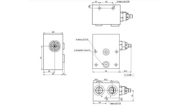 Sección de entrada tipo R