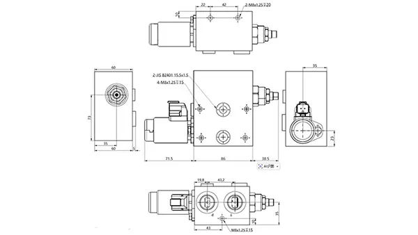 Sección de entrada tipo SR